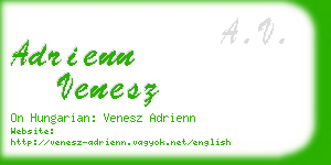 adrienn venesz business card